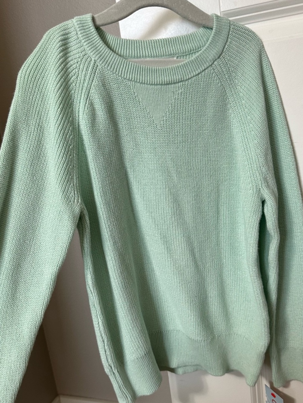 NWT Cat and Jack Classic Crewneck Sweater Mint Green Size 4t Boys